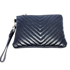 Black Classic little black pouch leather bag